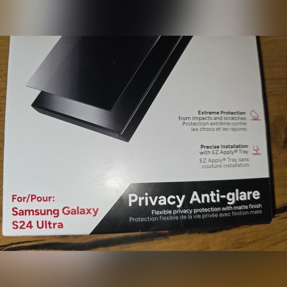 Zagg Invisible Shield Galaxy S24 Ultra Privacy Screen Protector - Picture 6 of 7